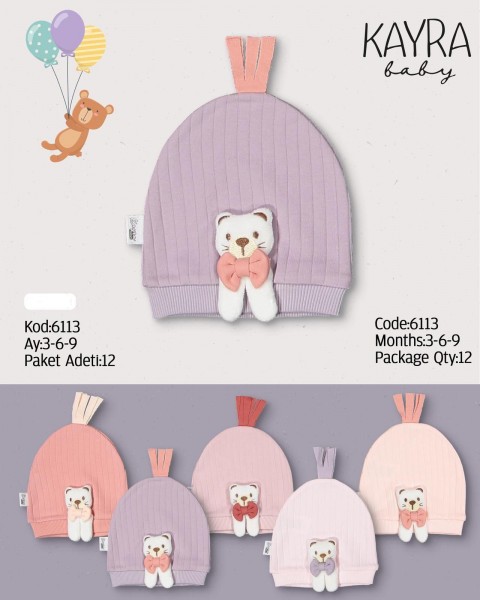 Шапка Для Новорождённых Kayra Baby (3-6-9мес.)