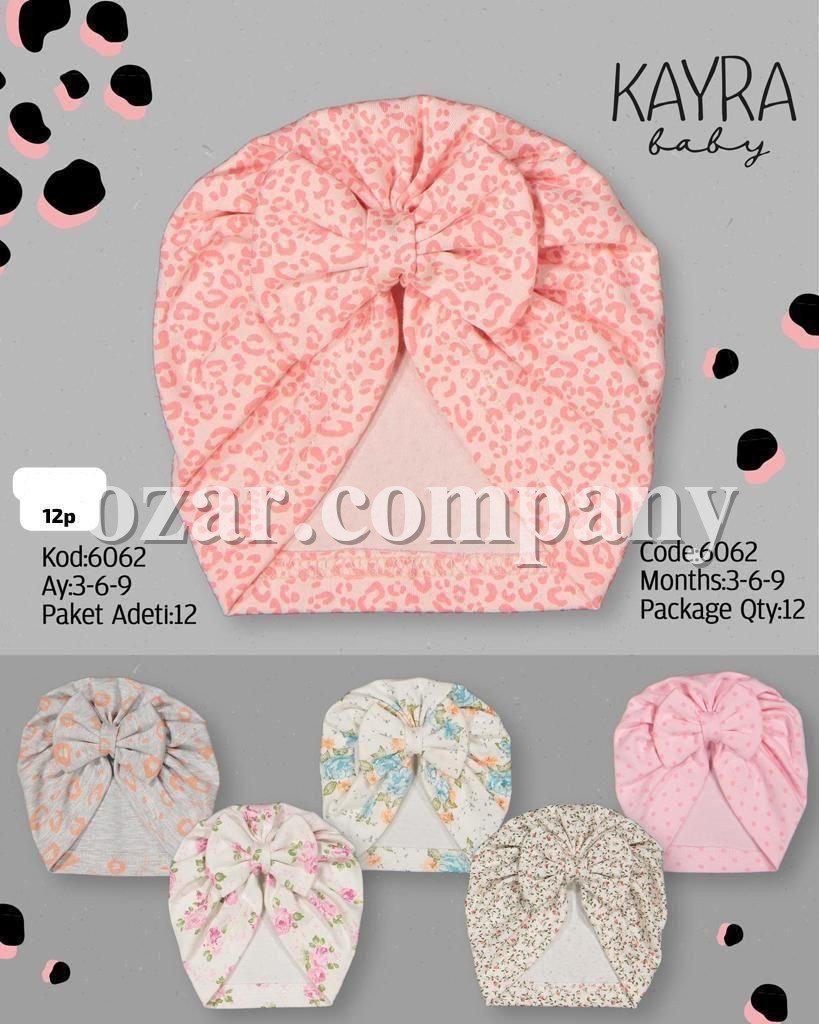 Шапка Для Девочки Kayra Baby (3-6-9мес.)