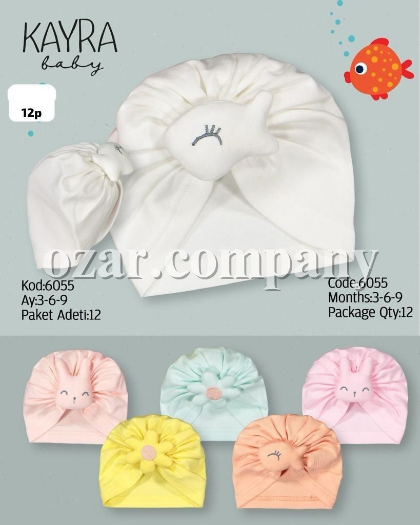 Шапка Для Девочки Kayra Baby (3-6-9мес.)