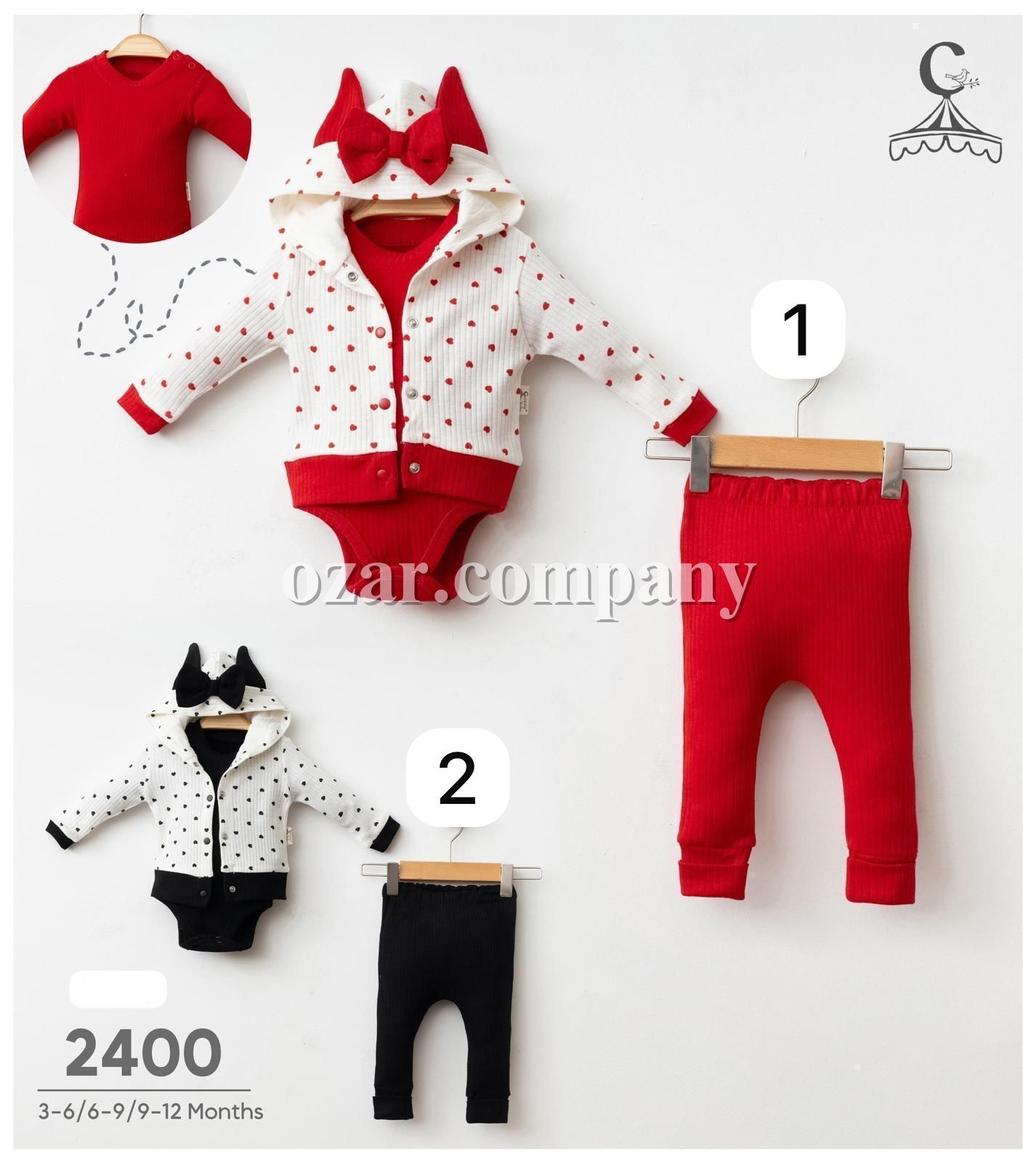 Комплект Для Девочки Cosay Bebe (3-6/6-9/9-12мес.) 