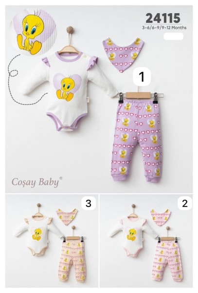 Комплект Для Девочки Cosay Baby (3-6/6-9/9-12мес.) 