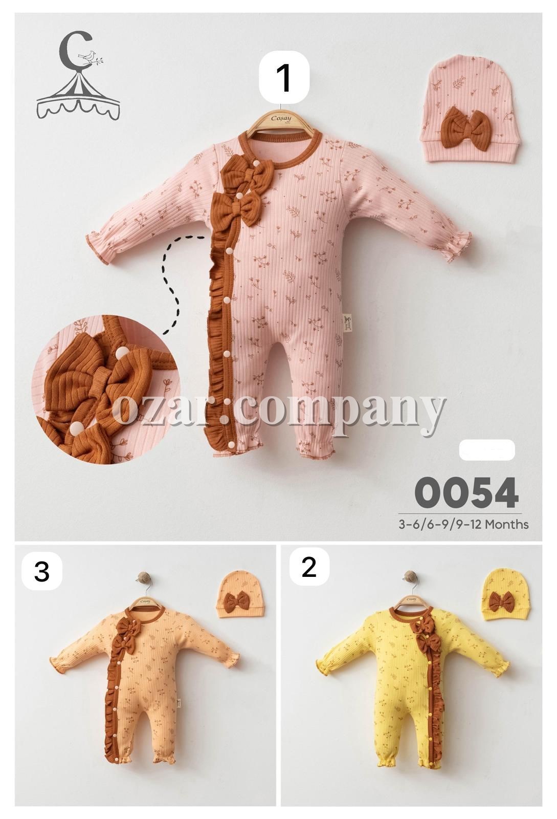 Человечек Для Девочки Cosay Baby (3-6/6-9/9-12мес.) 