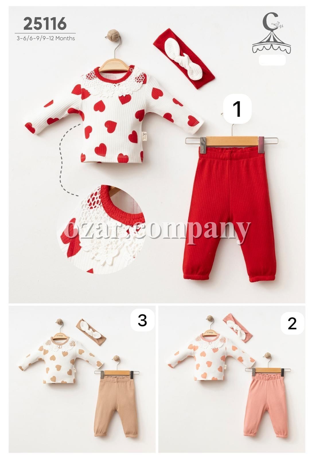 Костюм Для Девочки Cosay Bebe (3-6/6-9/9-12мес.) 