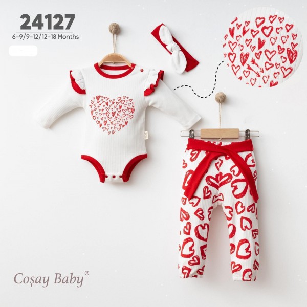 Комплект Для Девочки Cosay Bebe (6-9/9-12/12-18мес.)