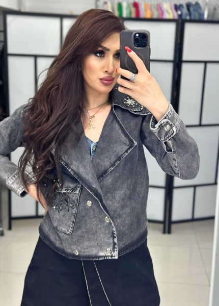 Женский Джинсовый Пиджак Coco Bianca