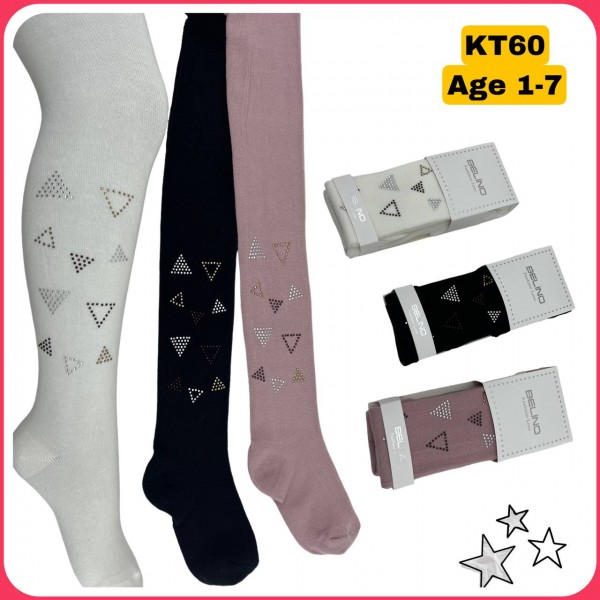 Колготы Со Стразами Для Девочки Belino (1-2лет)