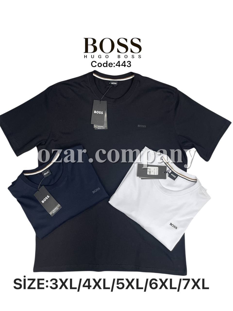 Мужская Футболка Boss (Большие размеры)