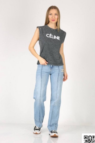 Женская Футболка Celine
