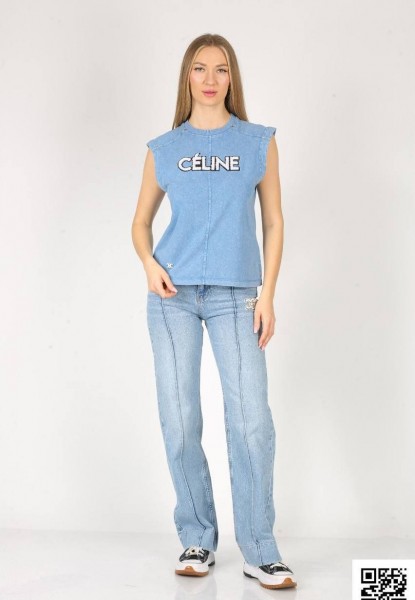 Женская Футболка Celine