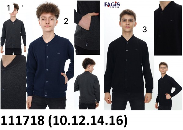 Школьный Бомбер Для Мальчика Fagis (10-12-14-16лет) 