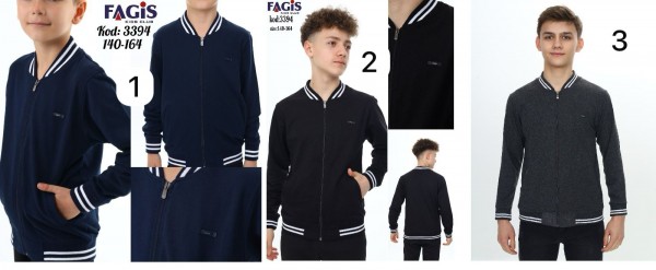 Школьный Бомбер Для Мальчика Fagis (10-11-12-14лет) 