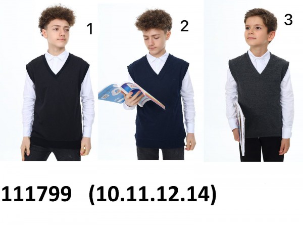 Школьная Жилетка Обманка Для Мальчика Fagis (10-11-12-14лет) 