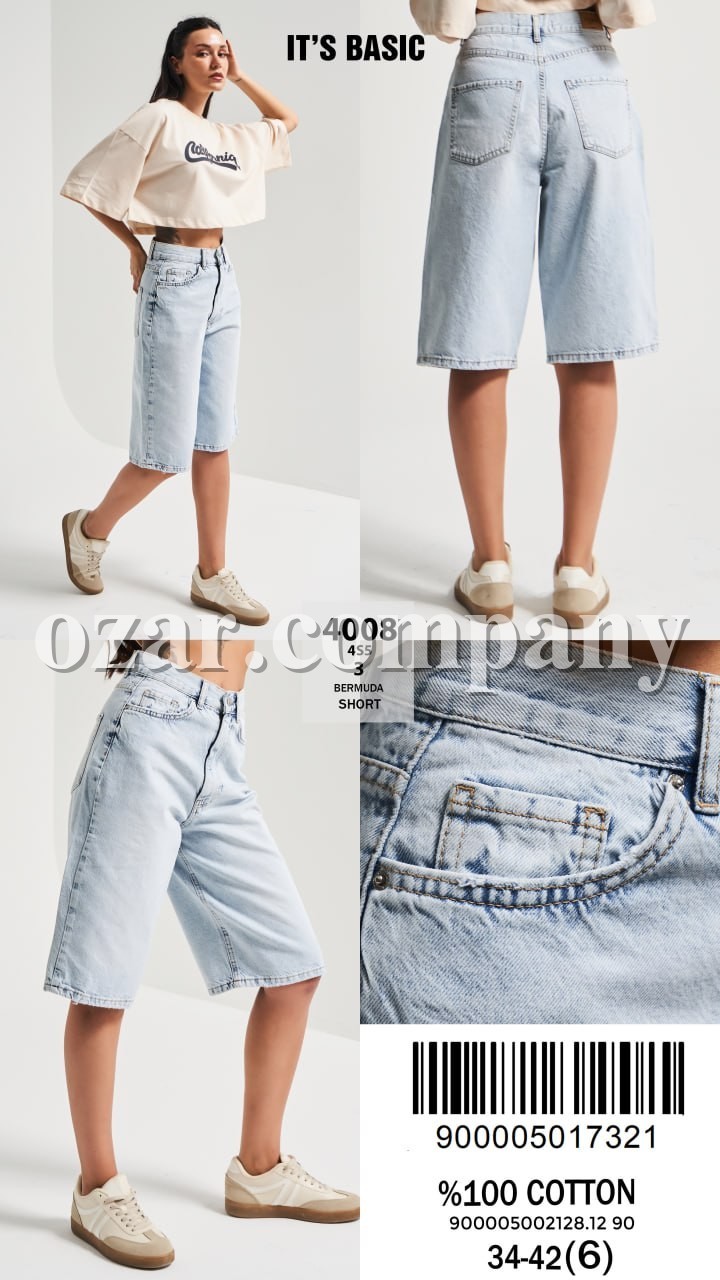 Женские Джинсовые Капри ITS Basic 