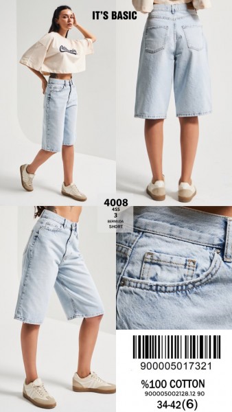 Женские Джинсовые Капри ITS Basic 