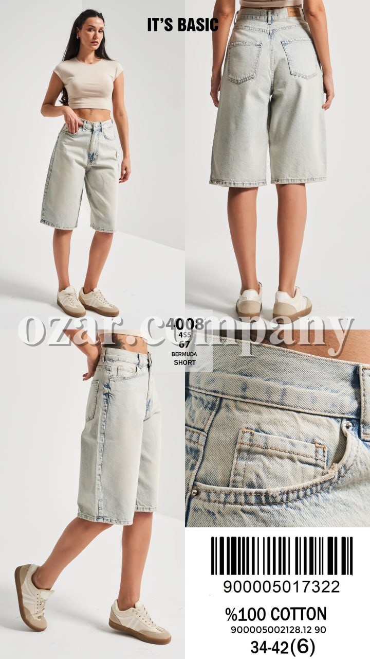 Женские Джинсовые Капри ITS Basic 