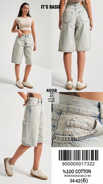Женские Джинсовые Капри ITS Basic 
