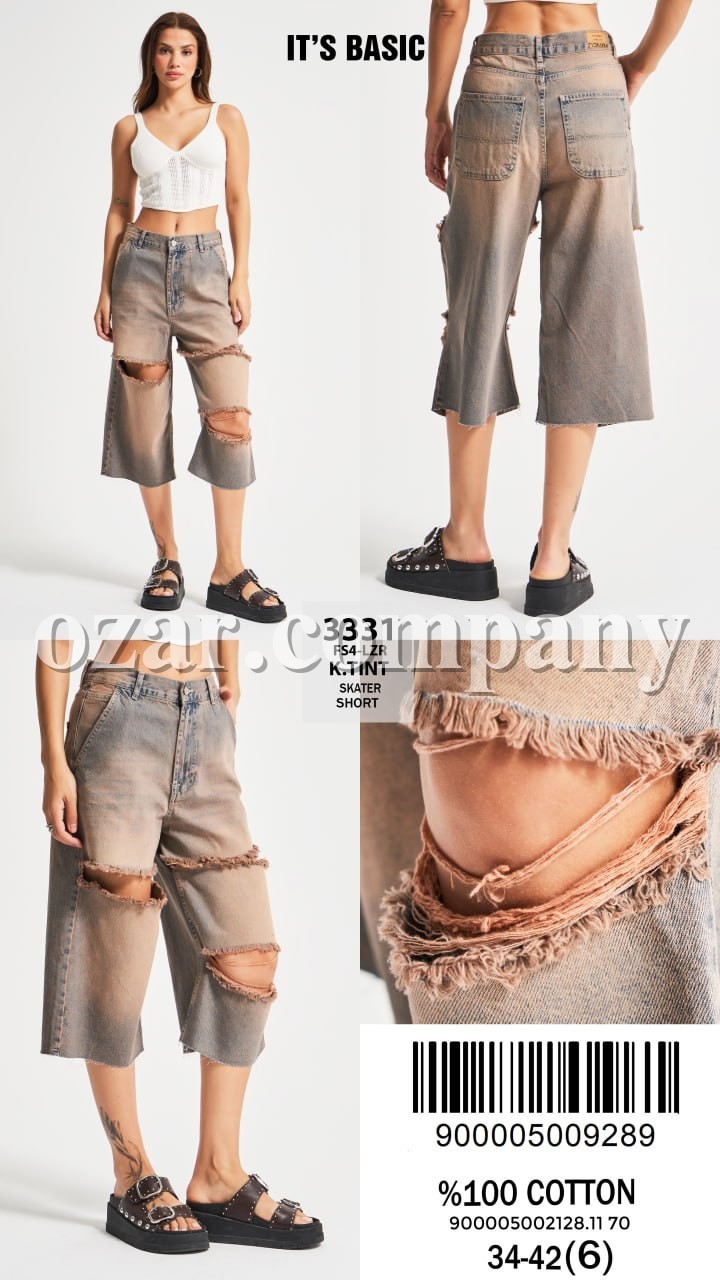 Женские Джинсовые Капри ITS Basic 