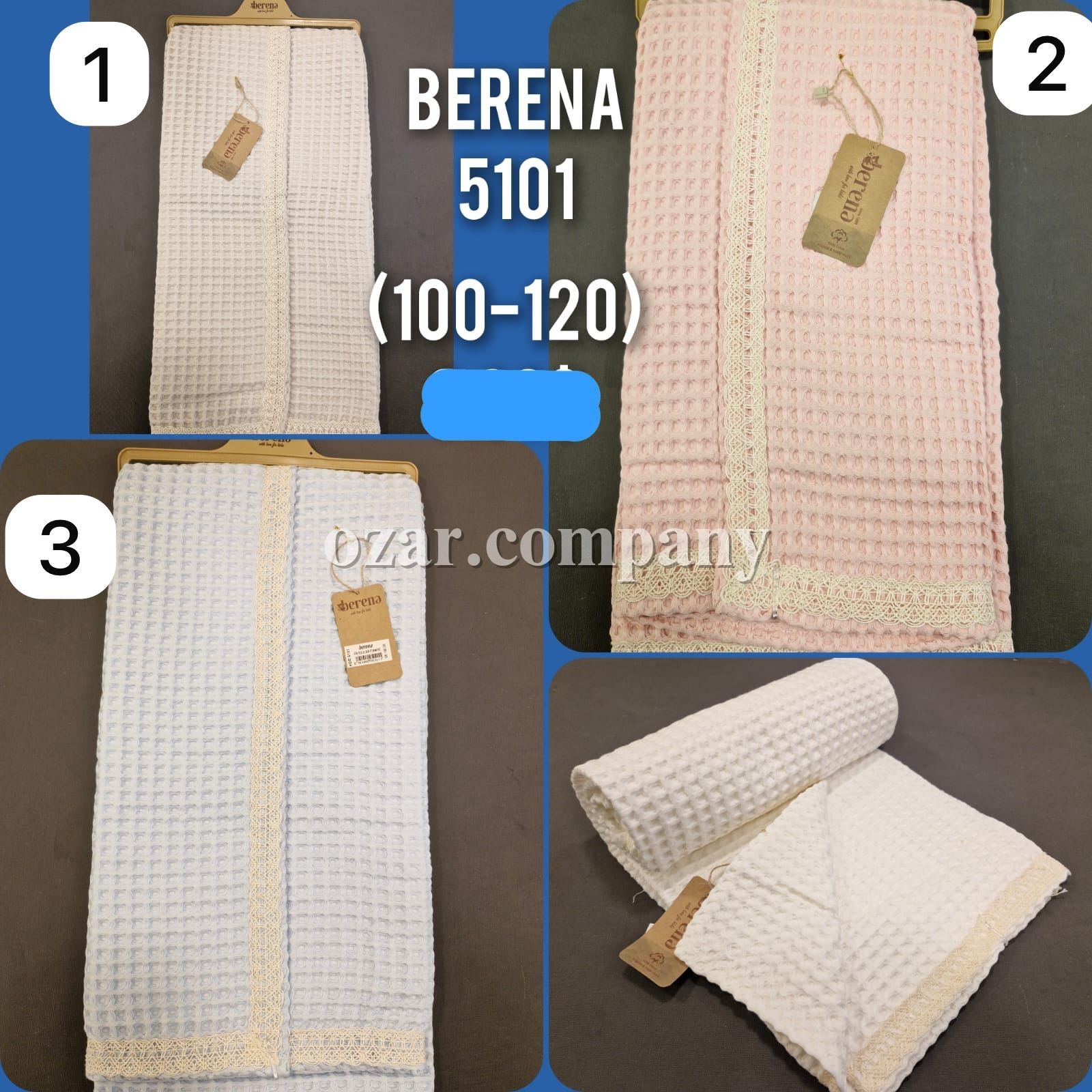 Покрывало Для Новорождённых Berena (100*120см)