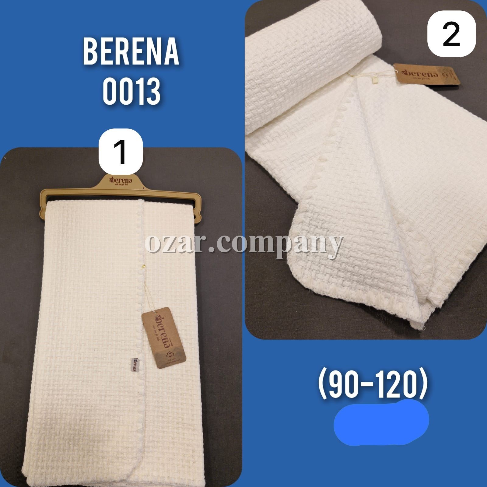 Покрывало Для Новорождённых Berena (90*120см)
