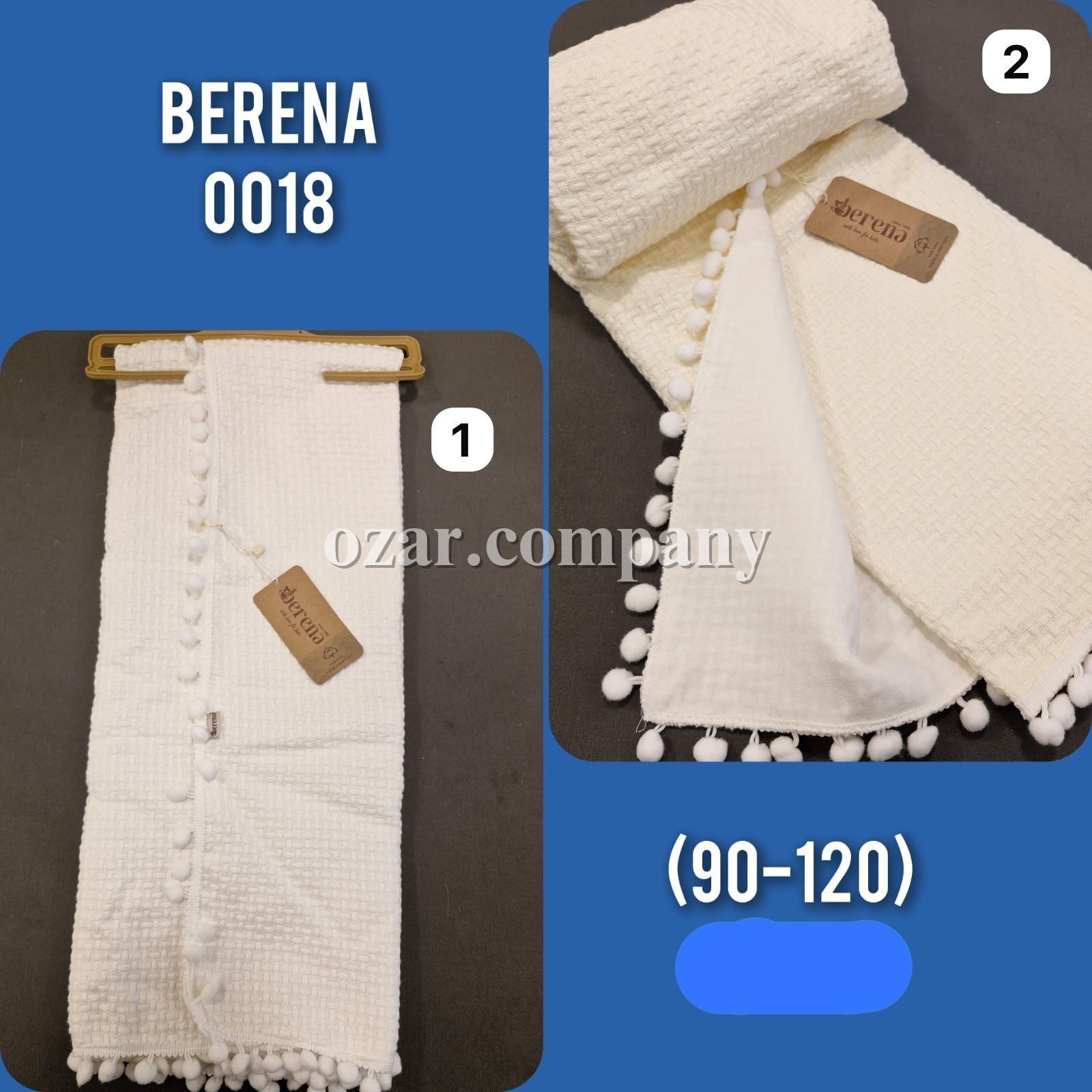 Покрывало Для Новорождённых Berena (90*120см)