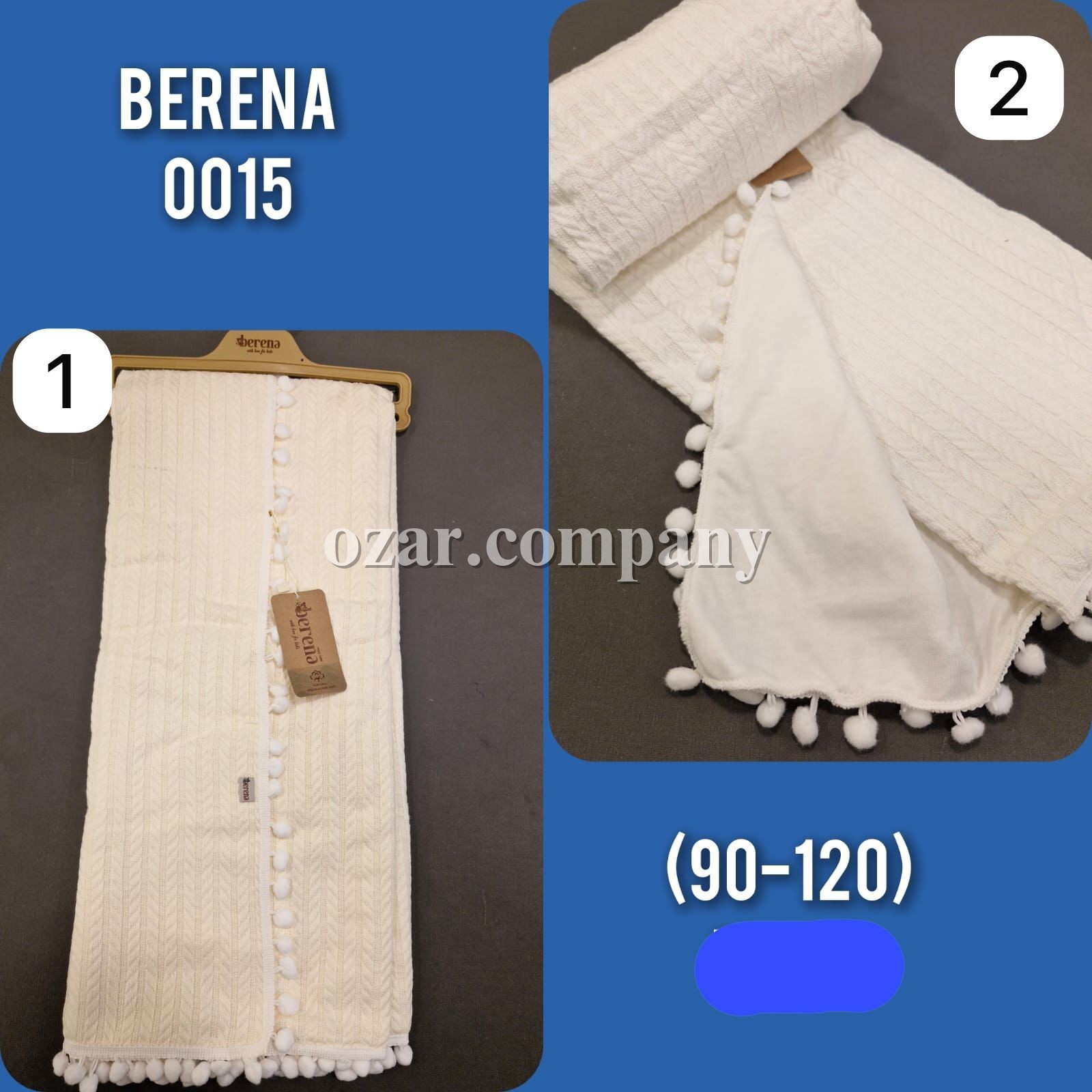 Покрывало Для Новорождённых Berena (90*120см)