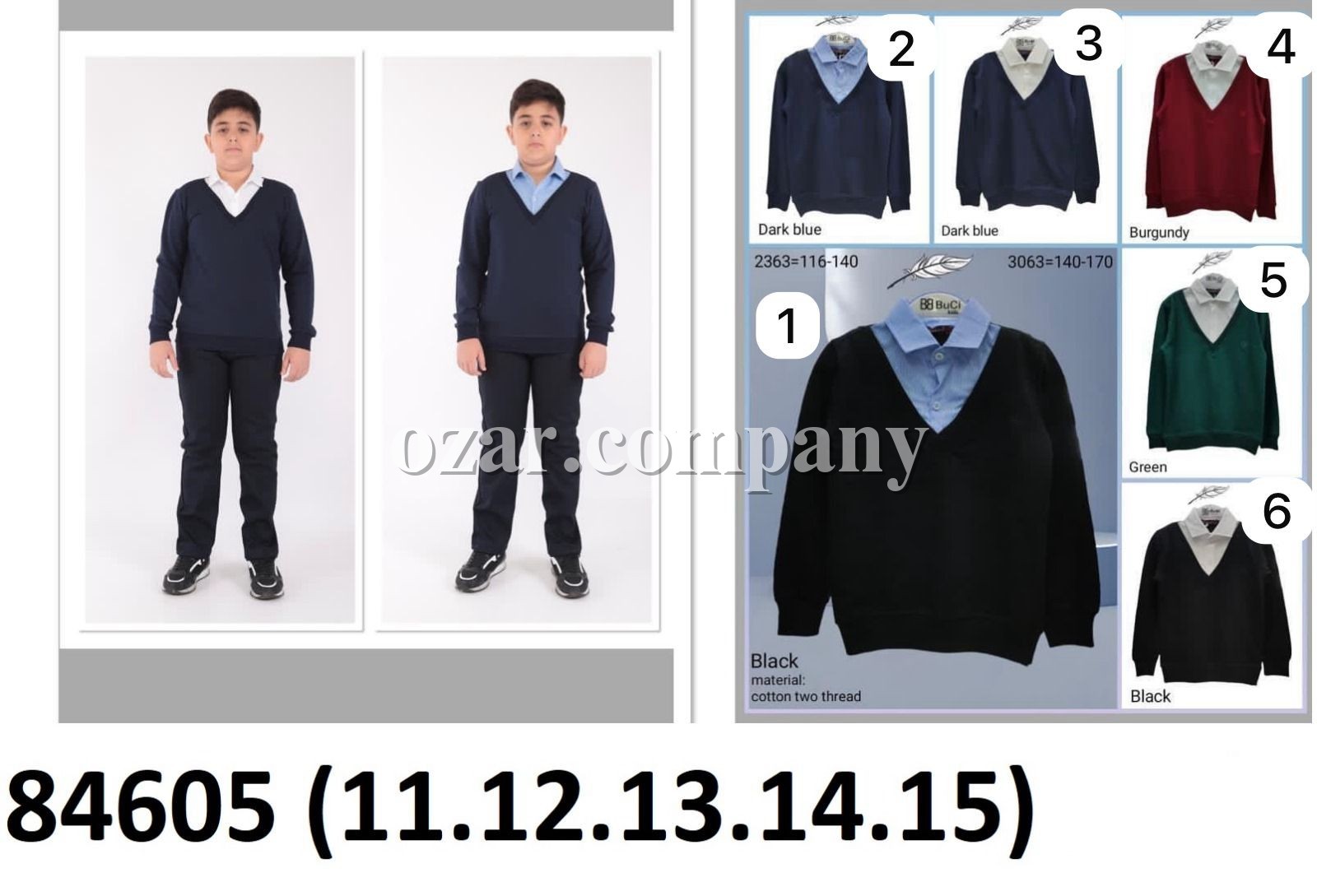 Школьный Джемпер Обманка Для Мальчика Buci Buci (11-12-13-14-15лет)