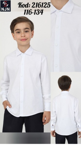 Школьная Рубашка Для Мальчика Nujen (6-7-8-9лет)