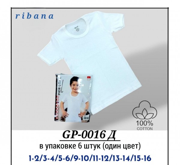 Футболка Для Мальчика Pier Lone (1-2/3-4/5-6/9-10/11-12/13-14/15-16лет)