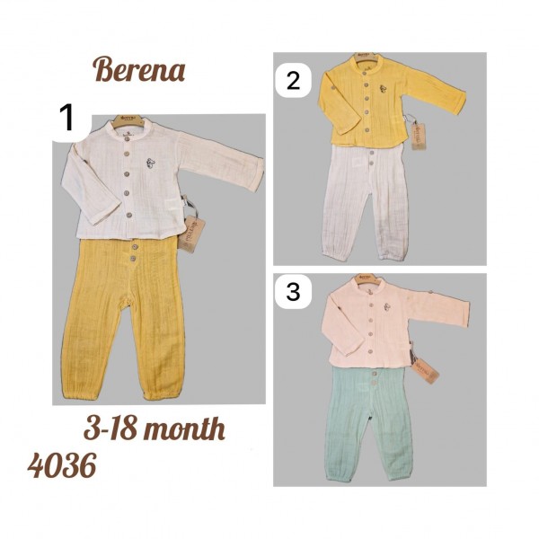 Муслиновый Костюм Для Мальчика Berena (3-6-9-12мес.)