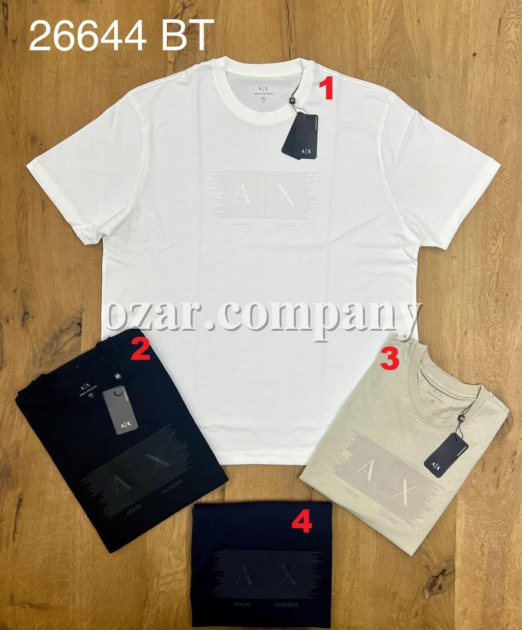 Мужская Футболка Armani Exchange (Большие размеры)