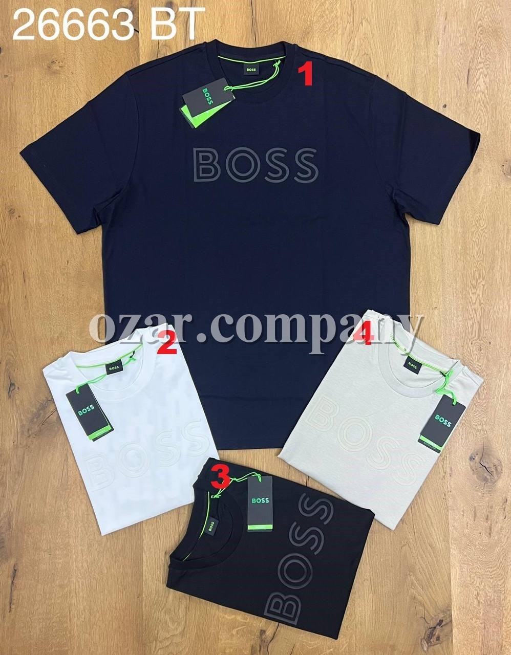Мужская Футболка Boss (Большие размеры)