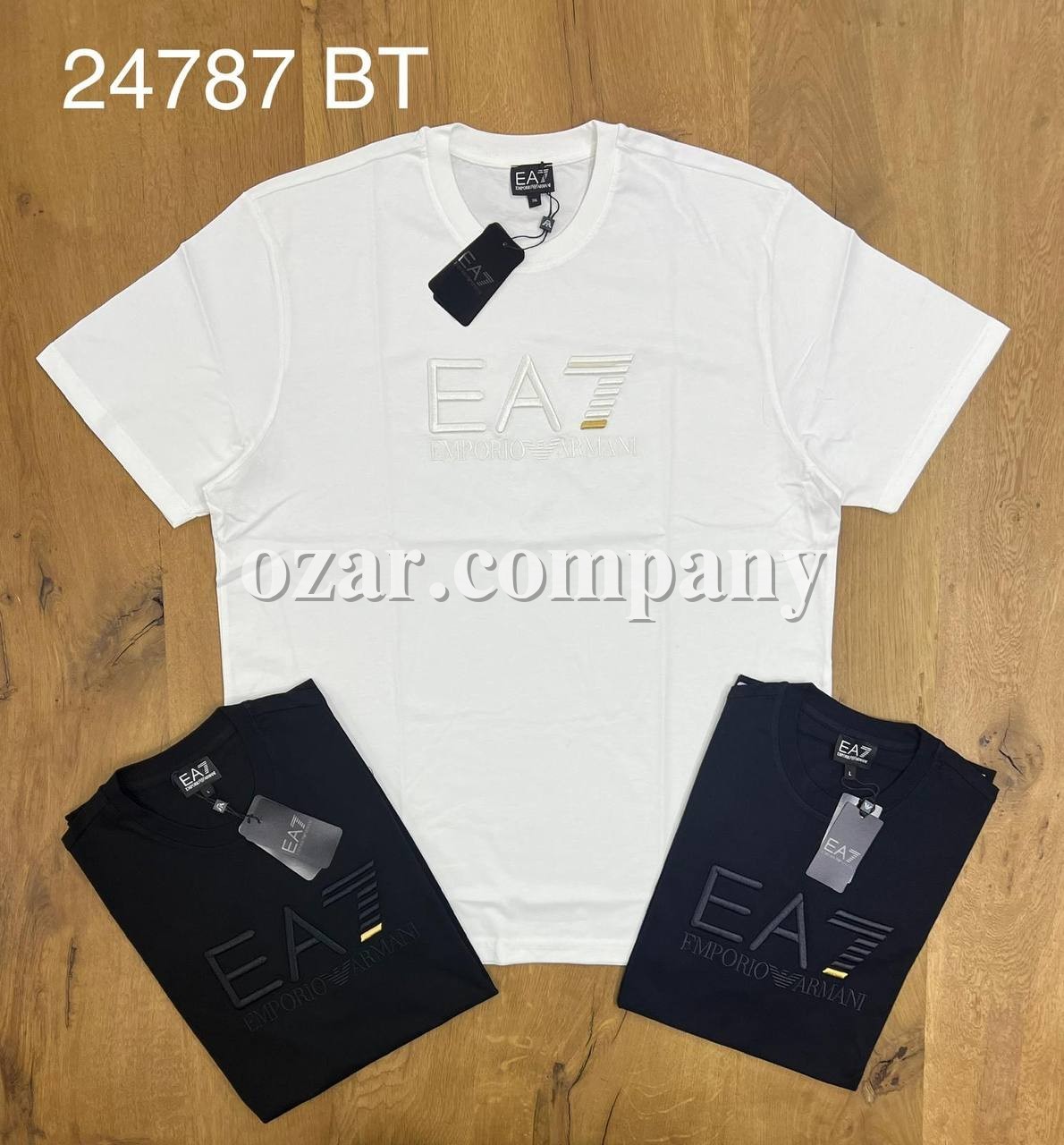 Мужская Футболка Emporio Armani (Большие размеры)
