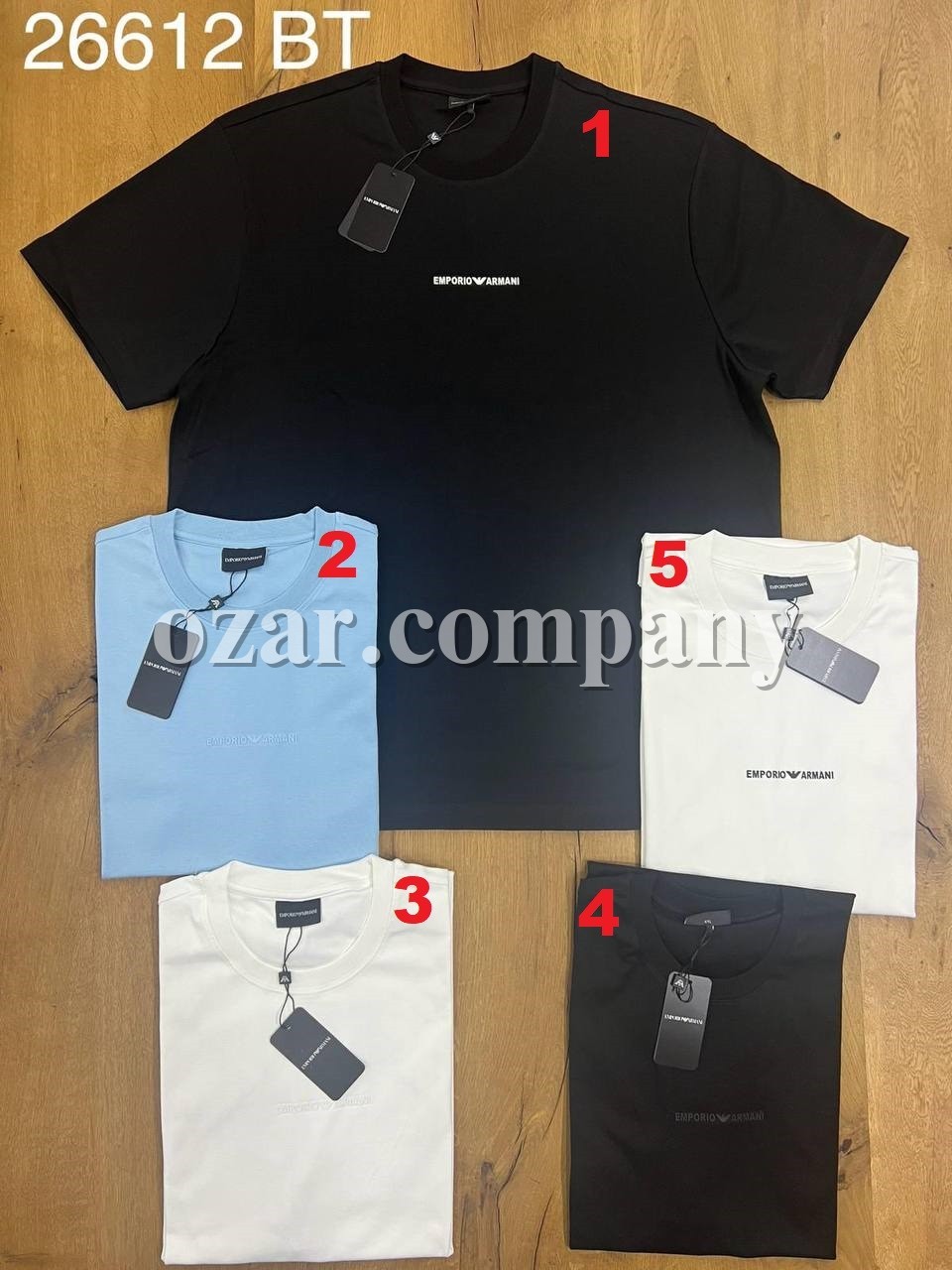 Мужская Футболка Emporio Armani (Большие размеры)
