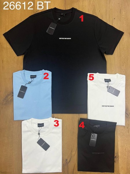 Мужская Футболка Emporio Armani (Большие размеры)