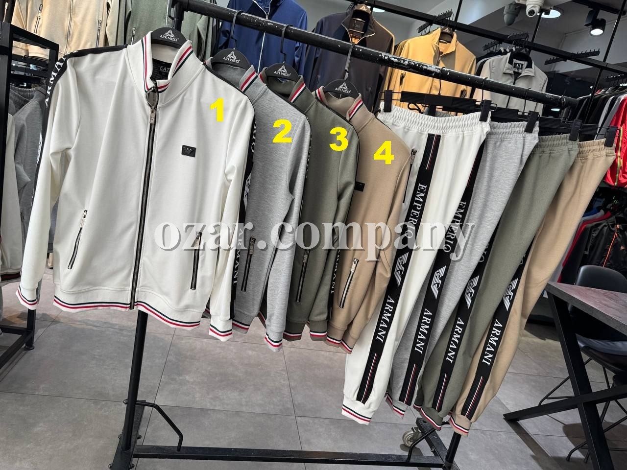 Мужской Спортивный Костюм Emporio Armani 