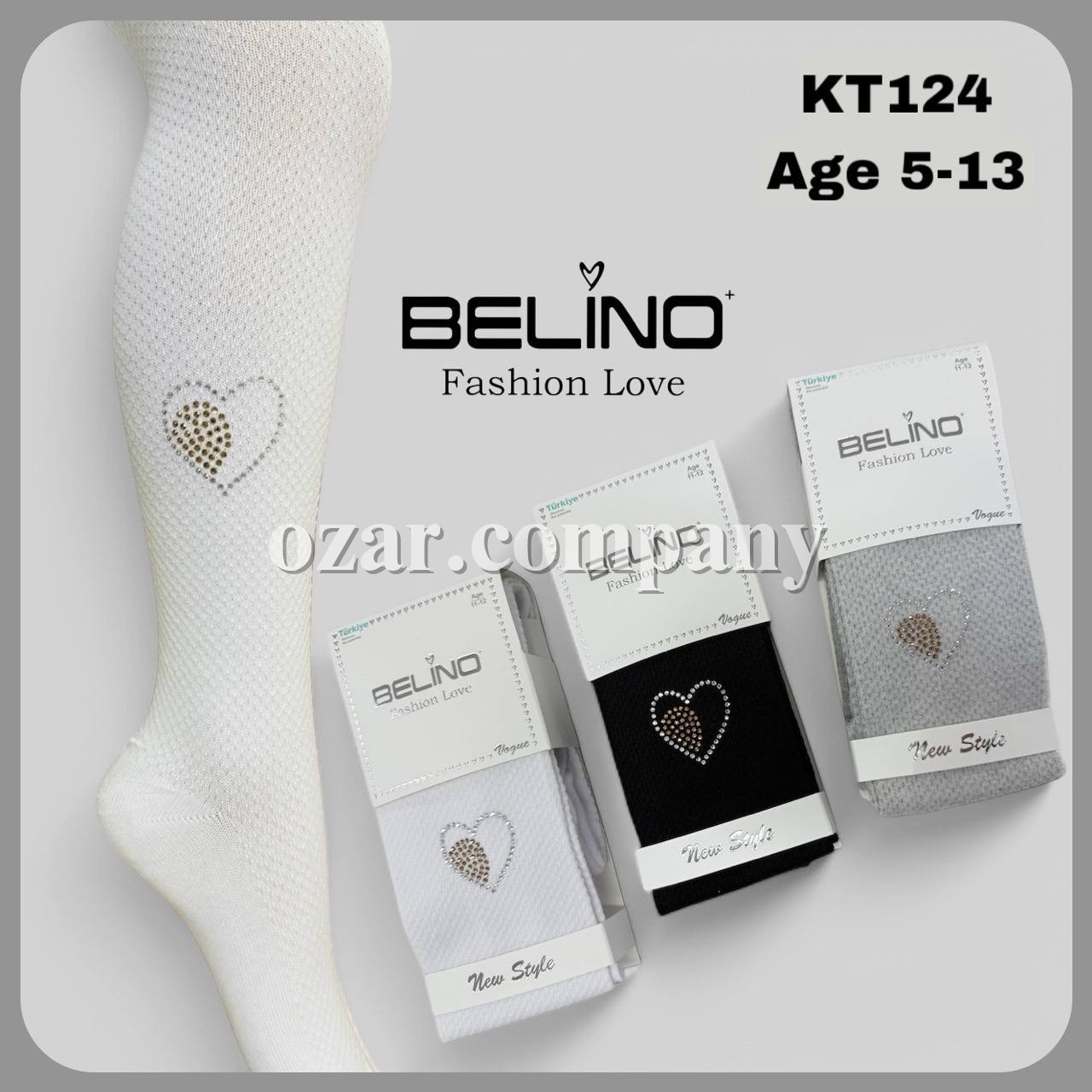 Колготы Со Стразами Для Девочки Belino (5-6лет)
