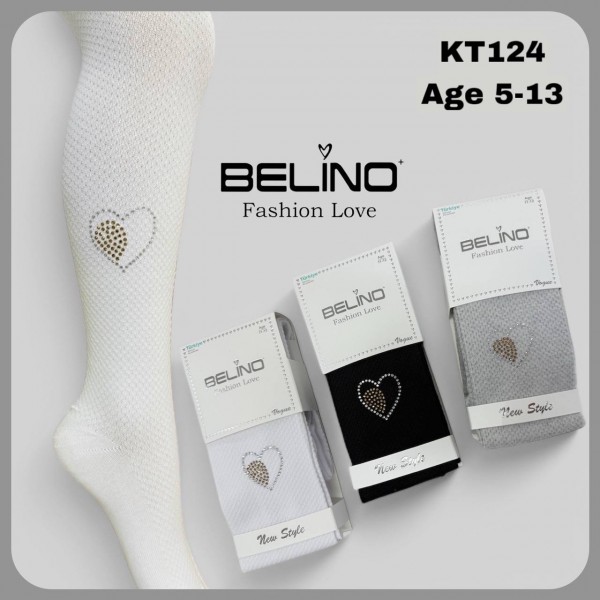 Колготы Со Стразами Для Девочки Belino (9-10лет)