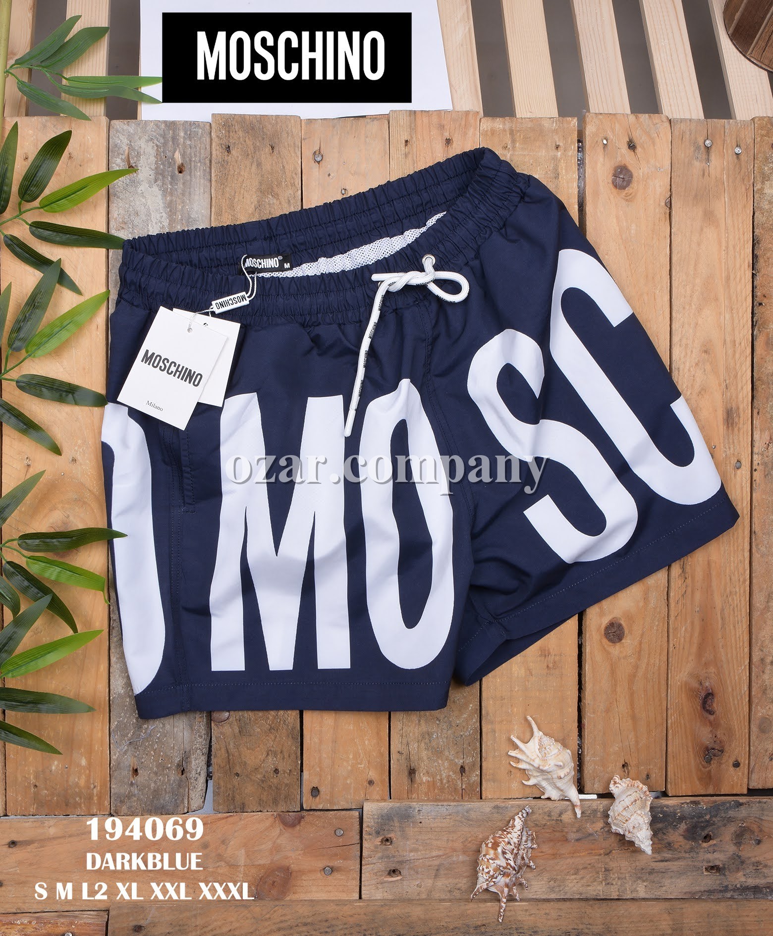 Мужские Пляжные Шорты Moschino