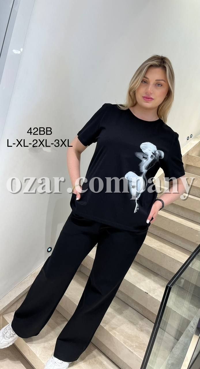 Женская Футболка New Color (Большие размеры)