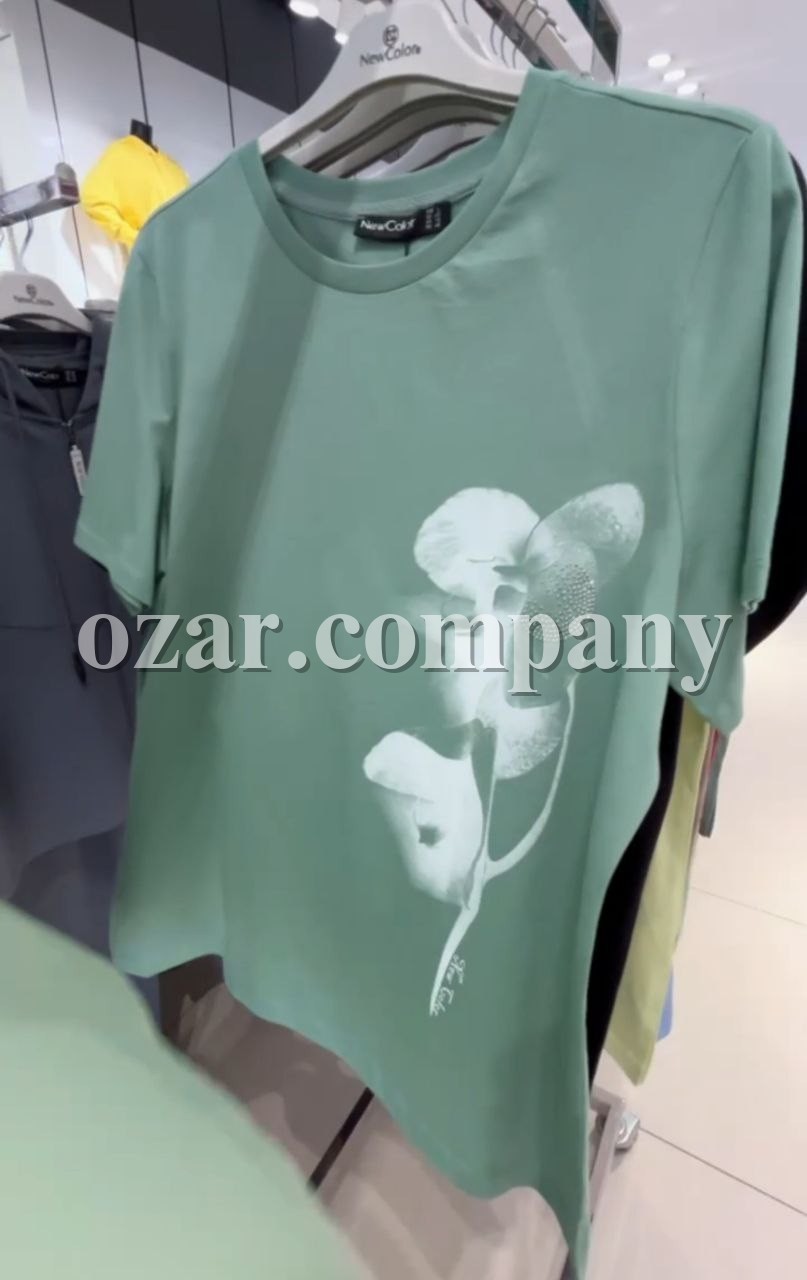 Женская Футболка New Color (Большие размеры)