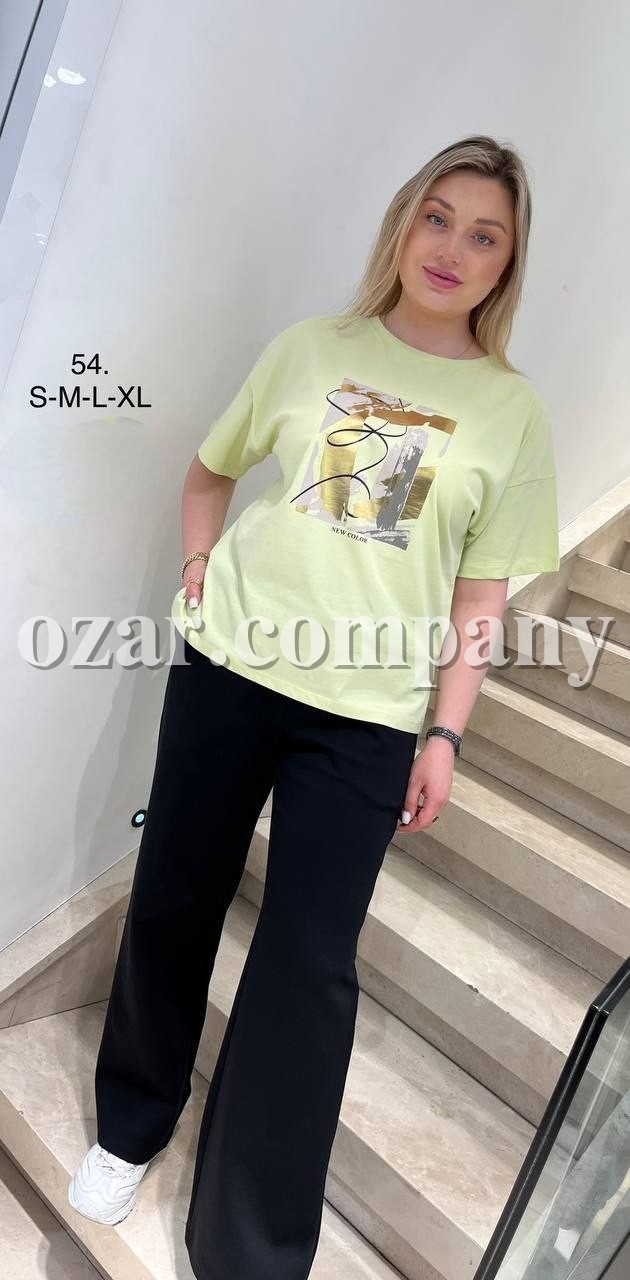 Женская Футболка New Color (Большие размеры)