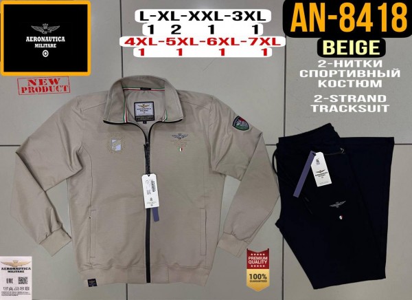 Мужской Спортивный Костюм Aeronautica Militare (Большие размеры)