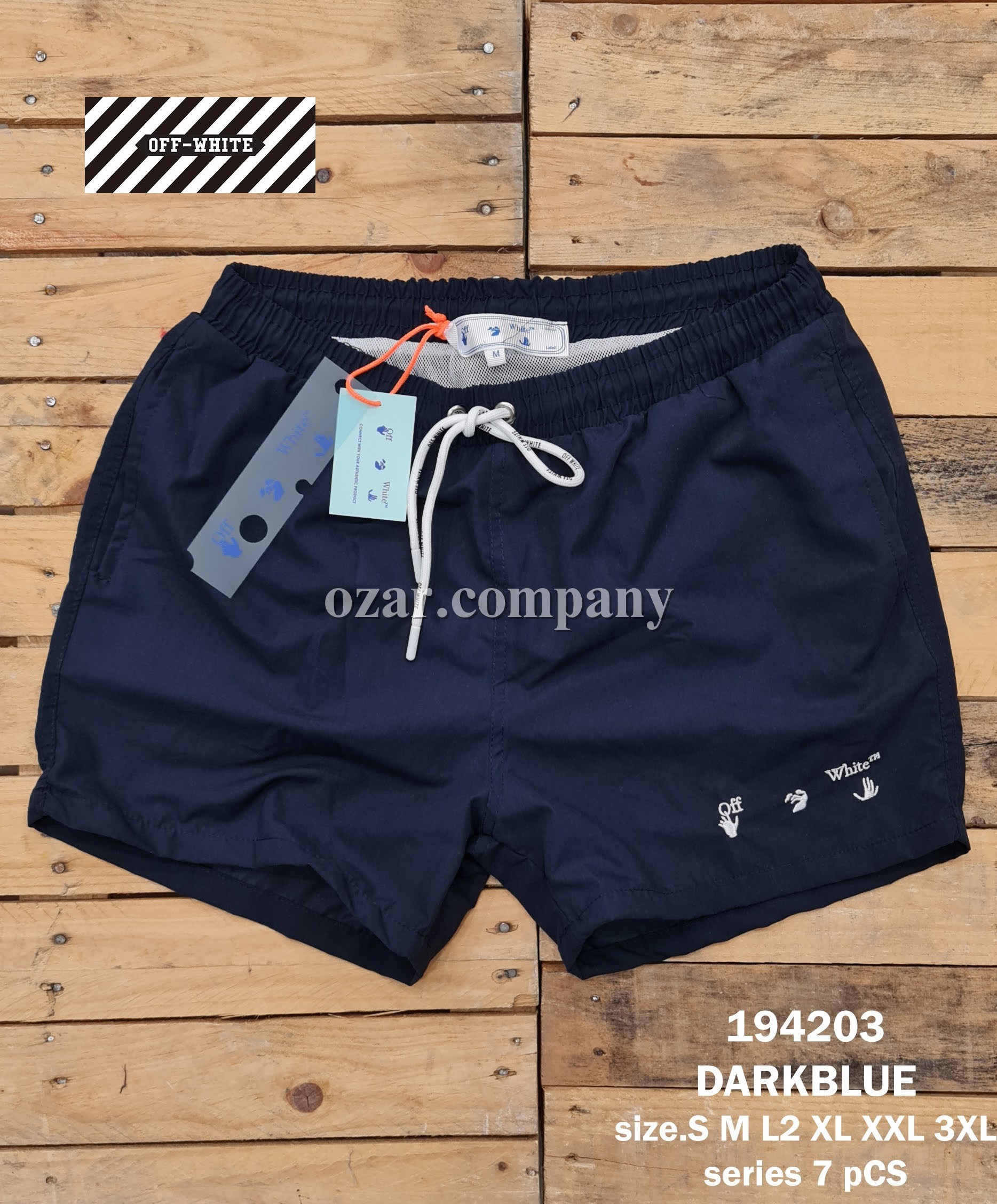 Мужские Пляжные Шорты OFF White