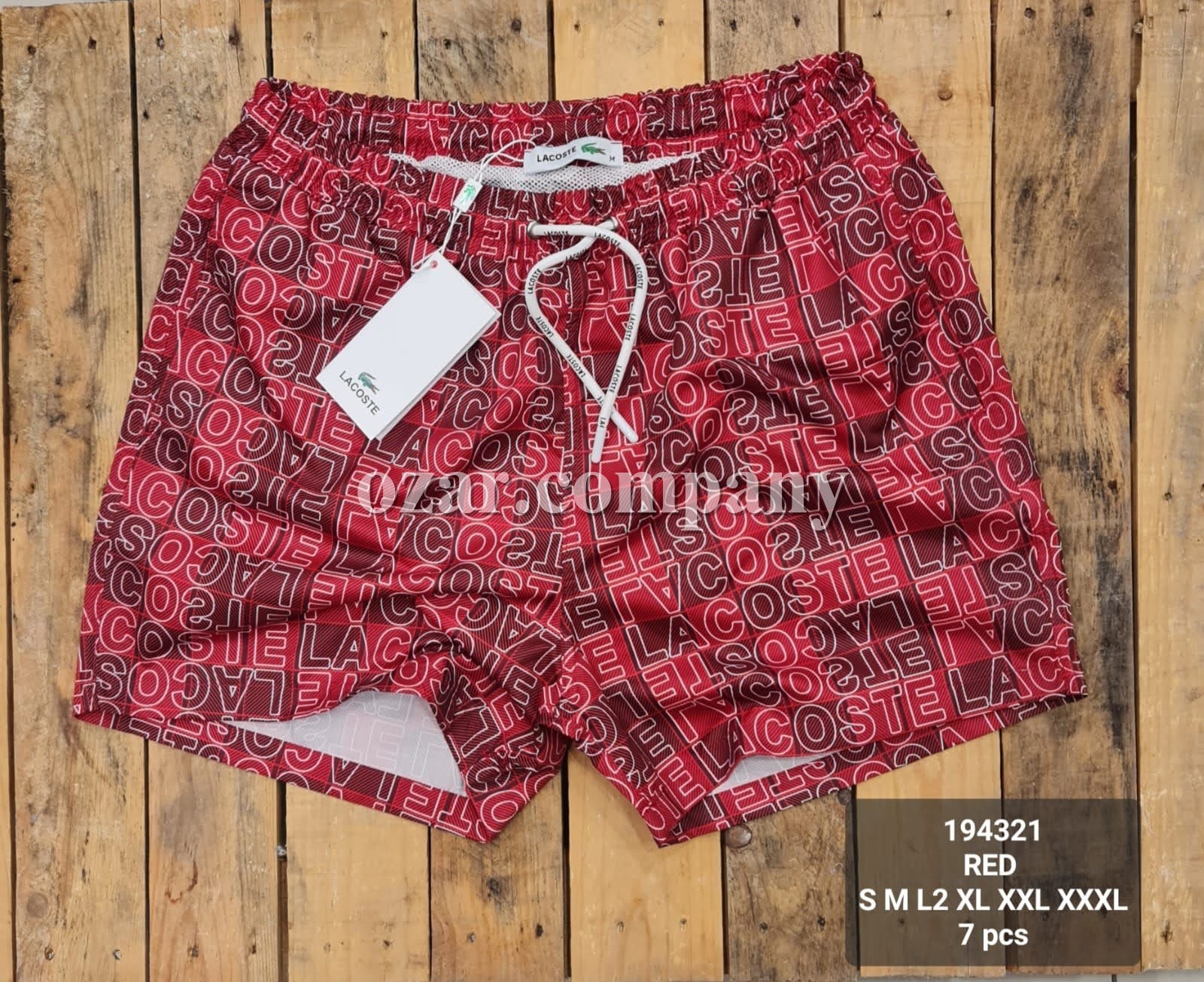Мужские Пляжные Шорты Lacoste