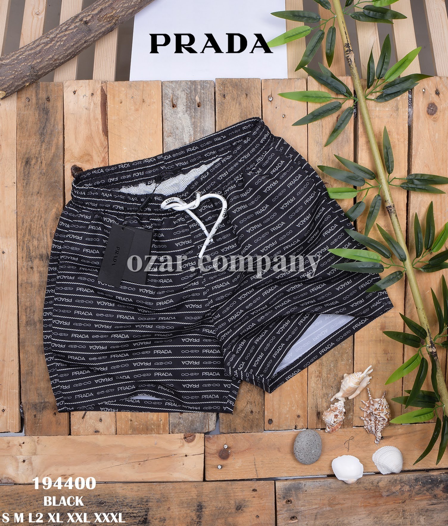 Мужские Пляжные Шорты Prada