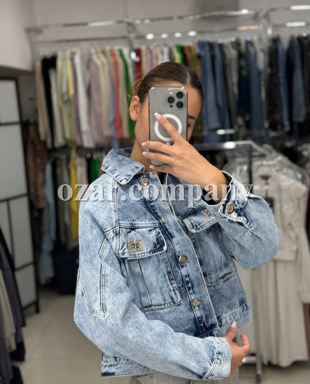Женский Джинсовый Пиджак Elisabetta Franchi