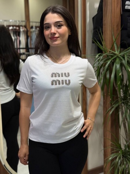Женская Футболка Miu Miu