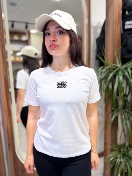 Женская Футболка Miu Miu