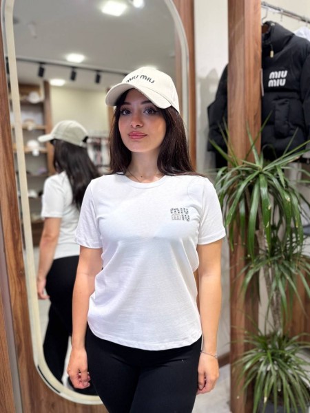 Женская Футболка Miu Miu