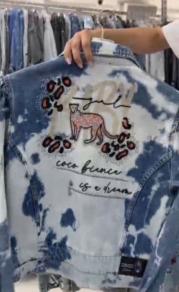 Женский Джинсовый Пиджак Coco Bianca